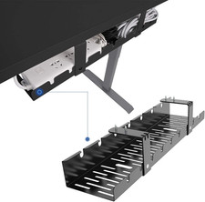 FLEXISPOT under Desk Cable Management Tray, Metal Raceway Wires Cable Tidy Organ picture