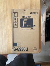 RISO S-6930U F TYPE GENUINE BLACK INK BOX OF 2 NEW picture