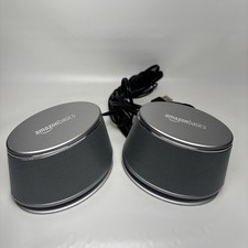 Amazon Basics Stereo 2.0 Speakers for PC or Laptop, 3.5mm - Silver picture