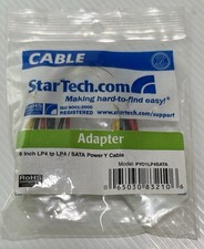StarTech.com 6in LP5 To LP4/SATA Power Y Cable Adapter picture