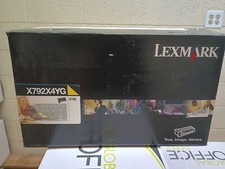 Lexmark X792X4YG  YELLOW High-Yield Toner X792 Genuine Sealed picture