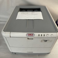 Oki C3400N Color Laser Printer - See Test Print picture