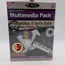 Aztech New Media Multimedia Pack New Sealed Vtg Software Audio Suite Sound Music picture