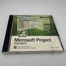 Vintage Microsoft Project 2002 Academic With Product CD Key picture