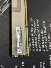 Lot of 12 Samsung 96GB (12x8GB) DDR3 PC3-8500R ECC Registered DIMM Server RAM picture