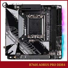 FOR GIGABYTE B760I AORUS PRO DDR4 LGA1700 HDMI DP 64GB Mini-ITX Motherboard Test picture