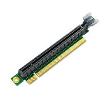 1x PCIe 90° Right Angle 180° Flat PCIe 16X Riser Adapter for 1U/2U Server picture