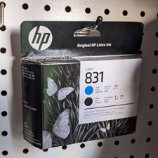 NEW - HP 831 Latex 100/300/500 Series Printheads - Cyan/Black CZ677A - EX 2028 picture