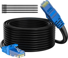 Cat6 Outdoor Ethernet Cable 150Ft Waterproof LAN Cable for POE Camera Internet picture