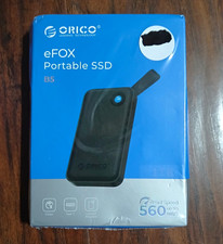 NEW ORICO eFOX B5 1TB Portable External SSD USB-C Drive 560 MB/S Black NIB  picture