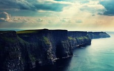 Landscape cliff cliffs of moher ireland Custom Gaming Mat Desk picture