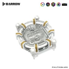 Barrow LTYKBA-ARK CPU Water Block for AMD Ryzen 3 5 7 9 AM3 AM4 AM5 aRGB White picture