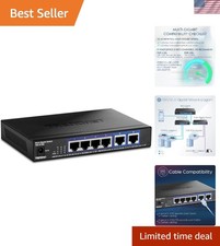 6-Port 10G Switch, 4 x 2.5G RJ-45 Base-T Ports, 2 x 10G RJ-45 Ports, 60Gbps S... picture