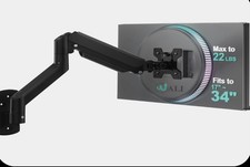 WALI GSWM001 Single Monitor Wall Mount Gas Spring Arm 32