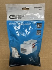 Commercial Electric Category 5e Jack - White (25-Pack) picture