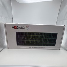 HK Gaming GK61 60% Optical Gaming Keyboard Black RGB Wired USB-C picture