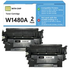 2PK W1480A 148A Toner Cartridge for HP LaserJet Pro 4001dn MFP 4101fdw New Chip picture