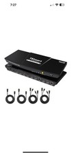 TESmart HDK0402A1U Dual Monitor KVM Switch + DisplayPort 2 Port 4K@60Hz USB 2.0 picture