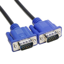 1.5M VGA Cable Male to Male 15‑Pin HD15 SVGA Monitor PC Projector Cord picture