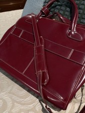 McKlein Harrison Leather Partners Laptop Briefcase Burgundy picture