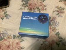 Webcam RoHS Autofocus HD Video Webcam Open Box TRIPOD STAND INCLUDED picture