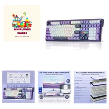 K745 PRO Wireless Gaming Keyboard - 108 Keys with Ambidextrous Layout & 3 Modes picture