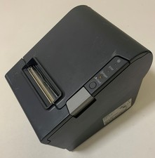 EPSON TM-T88V THERMAL POS RECEIPT PRINTER & POWER SUPPLY PULLED FROM WORKING POS picture