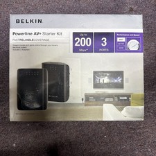 Belkin F5D4074 Powerline Starter kit Network Adapter Transmitter Receiver picture