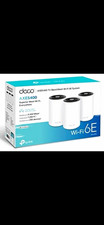 TP-Link Deco XE75 AXE5400 Tri-Band Mesh WiFi 6E System 3-Pack New Sealed picture