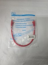 CP Technologies Enhanced 350MHz Category 5E UTP RED Patch Cord 1Ft (C5E-RD-01-M) picture
