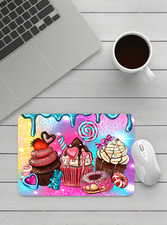 For the Love of Sweets Handmade Designed Mouse Pad. picture