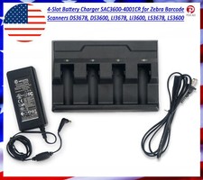 4-Slot Battery Charger SAC3600-4001CR for Zebra DS3678, DS3600, LI3678, LI3600 picture