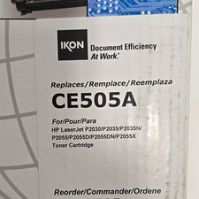 IKON Black Laser Compatible Toner Cartridge CE505A CTG05AP for HP P2030 picture