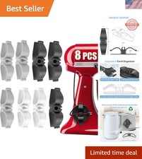 Stick-On Cord Organizer for Appliances – 8 Pack with Super Sticky Adhesive picture