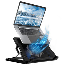HyperGear UpRite Air Portable Laptop Cooling Stand w Adjustable Footing and LED picture