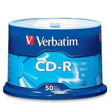 50 Pack Music CD-R Discs Media for Audio MP3 Data Recordable Spindle Blank picture