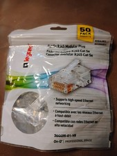 50 Pack Legrand ON-Q Cat5e RJ45 Modular Plug 3644405-01-V8 picture
