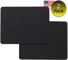2-Pack Non-Slip Mouse Pad Stitched Edge PC Laptop For Computer PC Gaming Rubber  picture