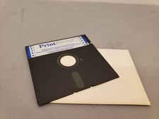 Vintage Hi Tech PrintPower IBM Tandy Program Graphic Software 5-1/4