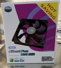Cooler Master Silent Case Fan 3 Pack Open Box R4-S2S-124K-GP picture