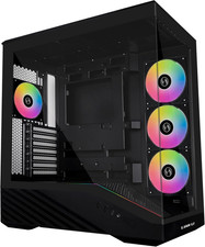 V100-ATX Mid Tower PC Case Black Supports ATX Micro-ATX Mini-ITX ARGB Fans picture