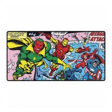 Avengers Attack Vision Iron Man Captain America Classic Comic Book Mouse Pad picture