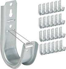 ICC 2-Inch Wall Mount J Hook Cable Management, Retainer Clips, 25-Pack picture
