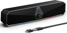 SENZER CS30 Bluetooth Computer Stereo Speakers Dynamic LED Light *NEW see Box* picture