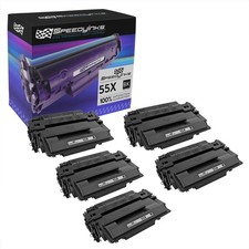 SPEEDYINKS Compatible Replacement for HP 55X 55A CE255X Toner Cartridge 5PK picture