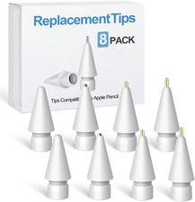 Replacement Tips for Pencil Accessories - 8 Pack Mix Replacement Pencil Tips picture