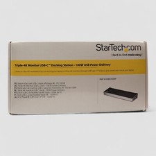 Startech.com Triple 4k Monitor USB-C Docking Station - 100W USB Power Delivery picture