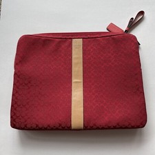 Coach Laptop Padded Case Red Logo Signature picture