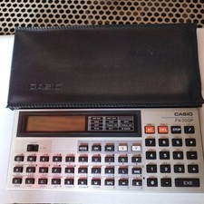 CASIO FX-700P Pocket Computer Vintage Calculator with Soft Case Untested picture