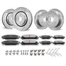 Front and Rear Brake Kit Compatible with Toyota Sienna, Highlander, Lexus RX350, picture